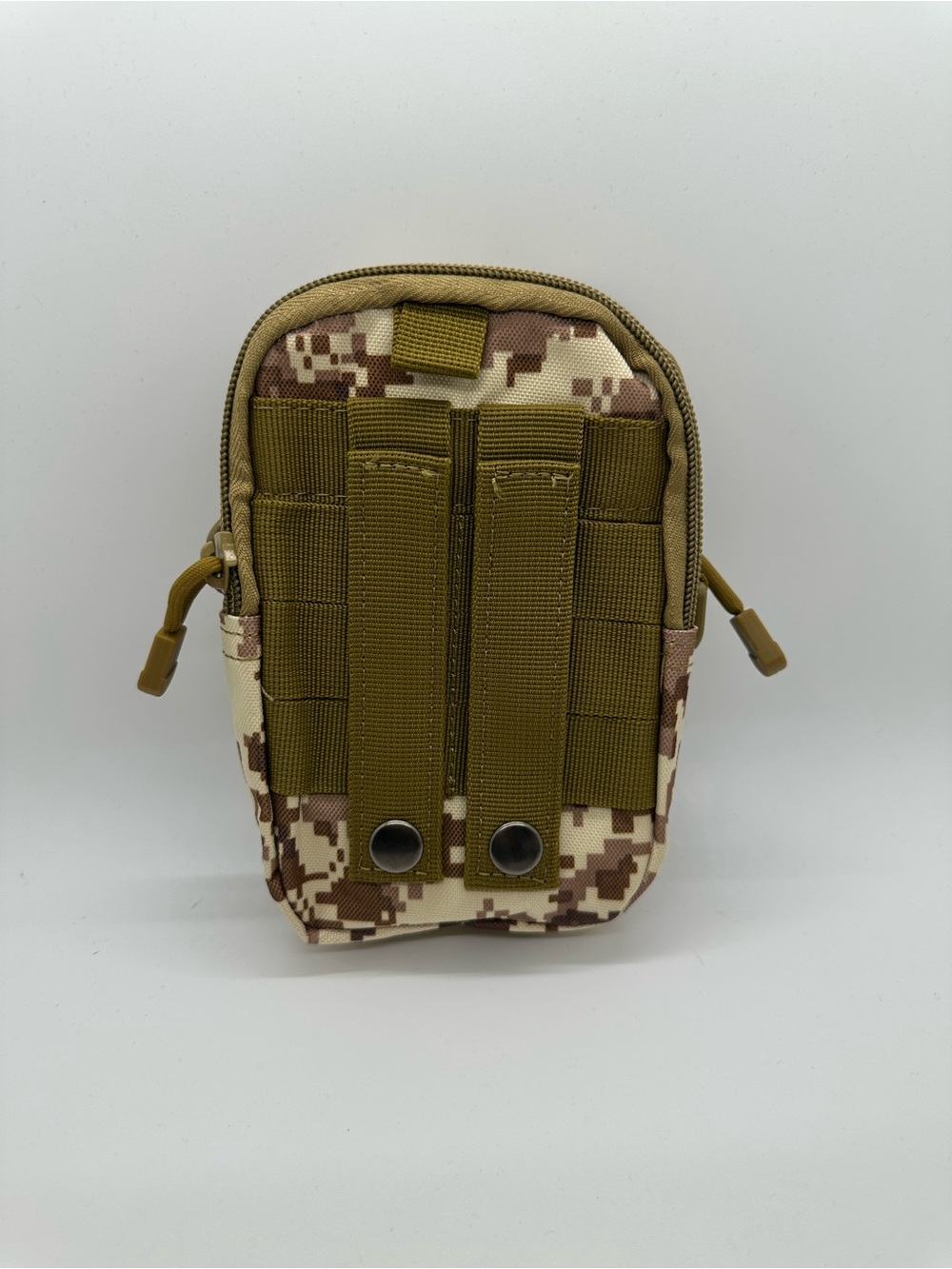 Tactical Digital Camo Utility Pouch - Beige/Brown